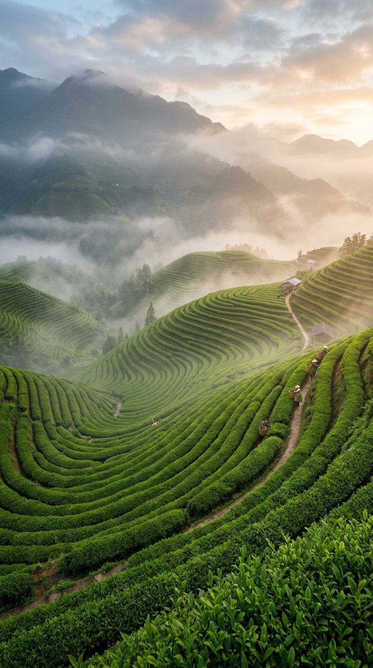 Chinese tea garden